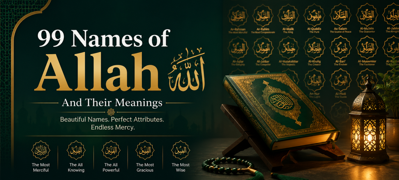 99 Names of Allah and Their Meanings: Understanding Asma ul Husna