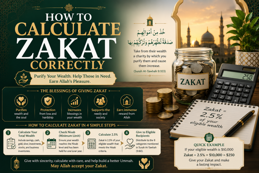 How to Calculate Zakat Correctly: A Complete Step-by-Step Guide