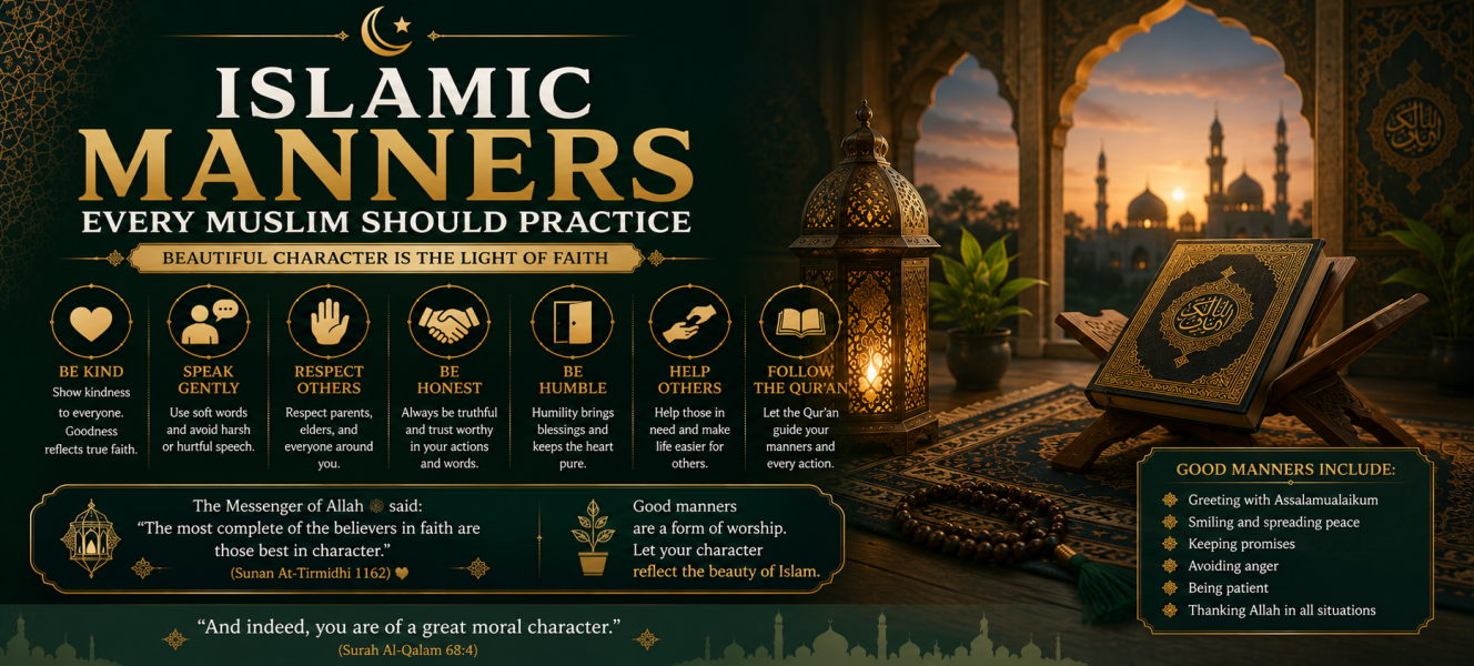 Islamic Manners Every Muslim Should Practice